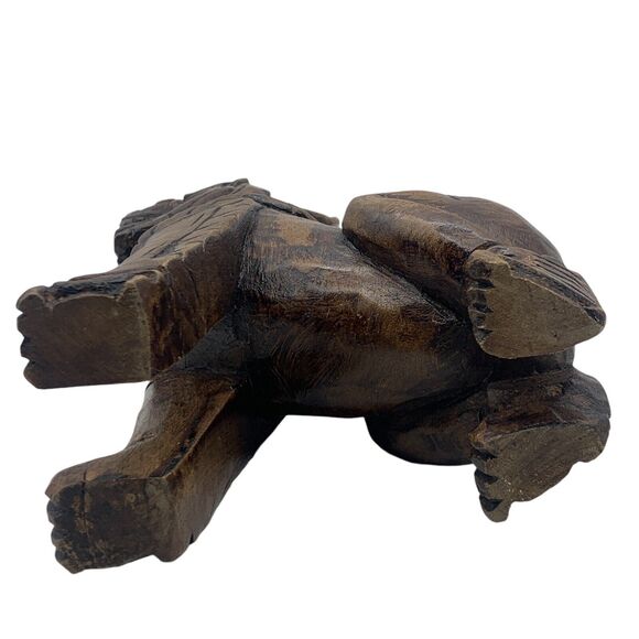 Wooden Carved Foo Dog - Picture 6 of 13